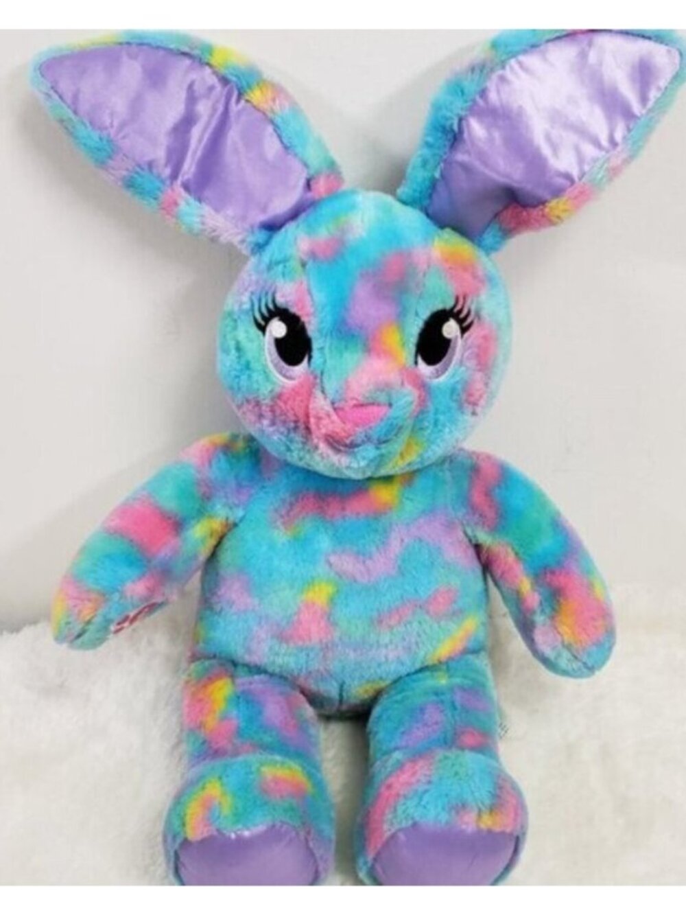 Build A Bear Color Burst Bunny Rabbit 21"  Bunny Stuffed Animal